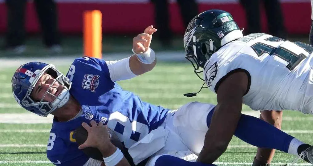 new york giants vs philadelphia eagles match player stats
