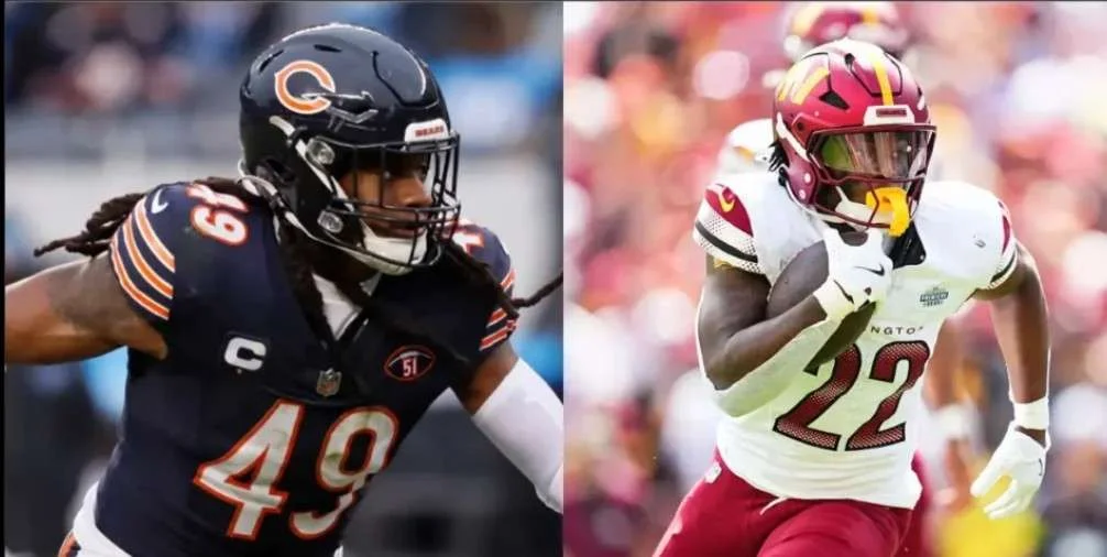 Chicago Bears Vs Washington Commanders Match Player stats