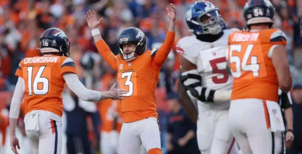 ew York Giants vs Denver Broncos Match Player Stats